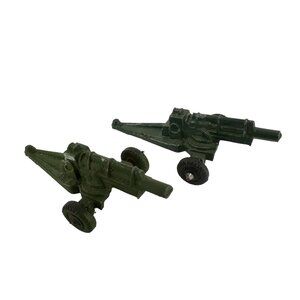 Midgetoy Lot of two Die Cast Gun Trailer Toy Models